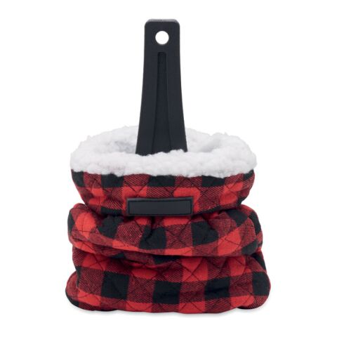 Gant grattoir matelassé rouge | sans marquage | non disponible | non disponible | non disponible