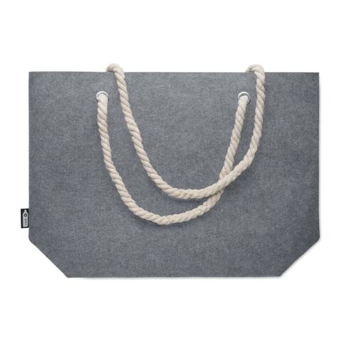 Sac de plage en feutre RPET gris | sans marquage | non disponible | non disponible | non disponible