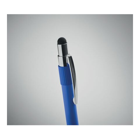 Stylo stylet spinner bleu royal | sans marquage | non disponible | non disponible