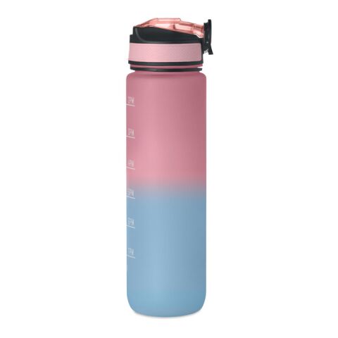 Bouteille de sport RPET 1L rose | sans marquage | non disponible | non disponible | non disponible