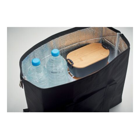 Sac isotherme 300D RPET 3L noir | sans marquage | non disponible | non disponible | non disponible