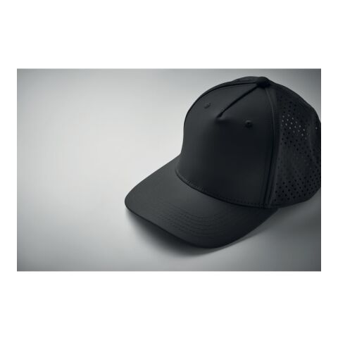 Casquette baseball à 5 pans noir | sans marquage | non disponible | non disponible | non disponible