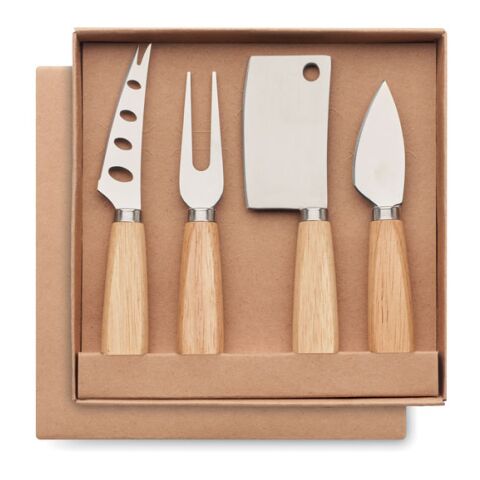 Set de 4 couteaux à fromage bois | sans marquage | non disponible | non disponible