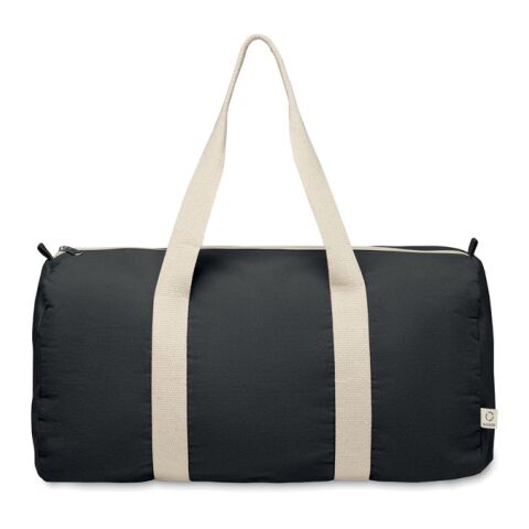 Sac de sport coton recyclé noir | sans marquage | non disponible | non disponible | non disponible