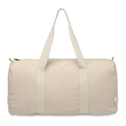 Sac de sport coton recyclé beige | sans marquage | non disponible | non disponible | non disponible
