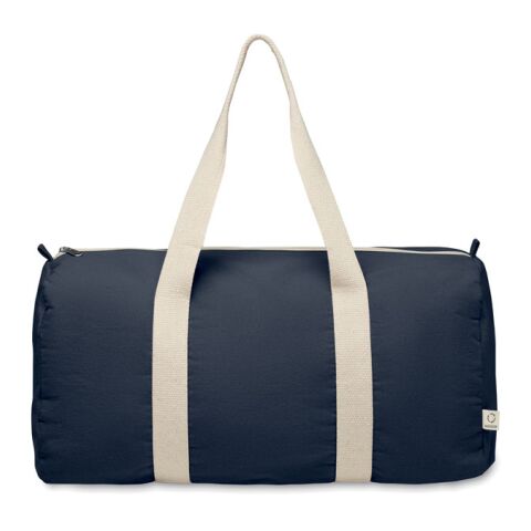 Sac de sport coton recyclé Marine foncé