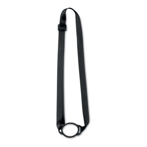 Lanyard porte-gobelet 6cm noir | sans marquage | non disponible | non disponible | non disponible