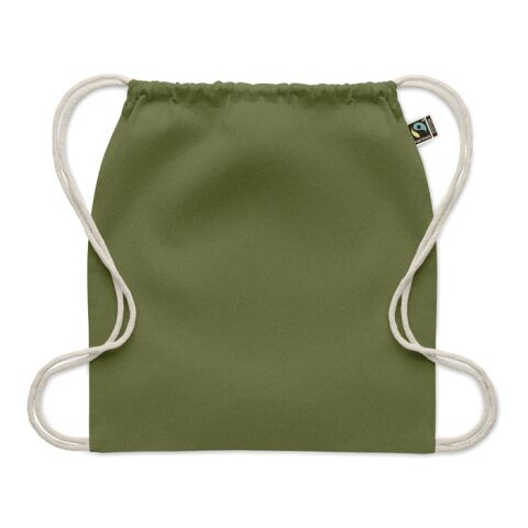 Sac à cordon Fairtrade 180gr Vert foncé