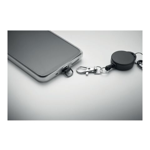 Support téléphone rétractable noir | sans marquage | non disponible | non disponible | non disponible