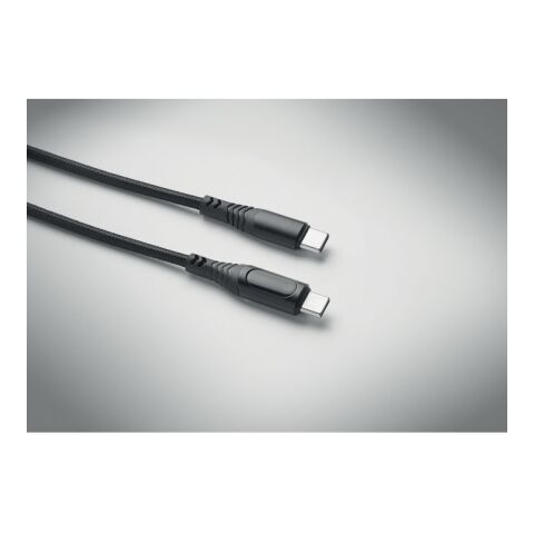 Câble de charge 100 W type C noir | sans marquage | non disponible | non disponible