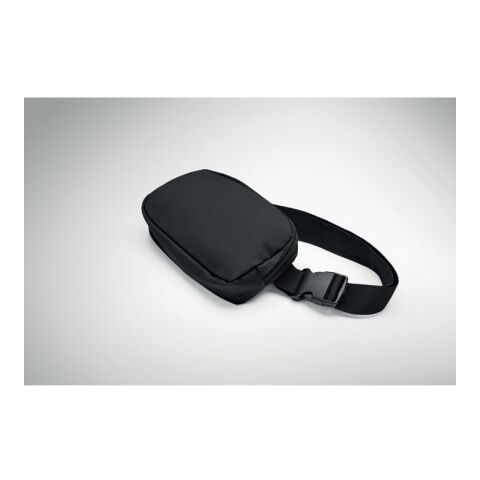 Sac banane en polyester 210D noir | sans marquage | non disponible | non disponible