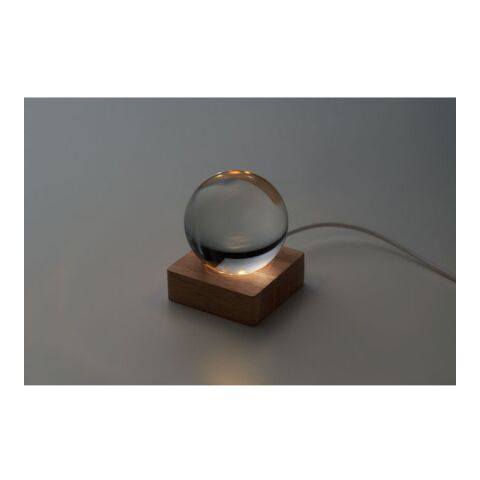 Sphère en verre LED bois | sans marquage | non disponible | non disponible