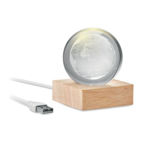 Globe en verre LED bois | sans marquage | non disponible | non disponible