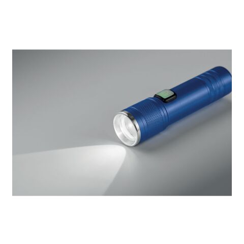 Lampe torche COB rechargeable bleu