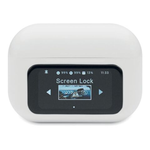 Ecouteurs TWS en ABS blanc | sans marquage | non disponible | non disponible | non disponible