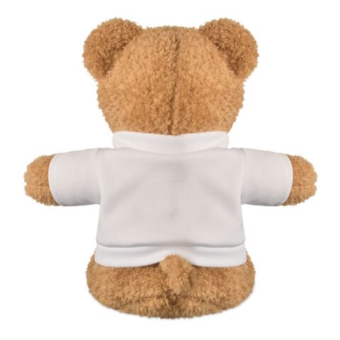 Peluche Ourson t-shirt 23cm blanc | sans marquage | non disponible | non disponible | non disponible