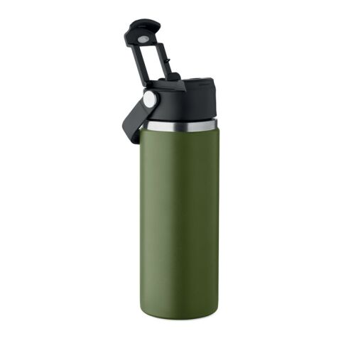 Bouteille double paroi 500 ml Vert foncé | sans marquage | non disponible | non disponible | non disponible