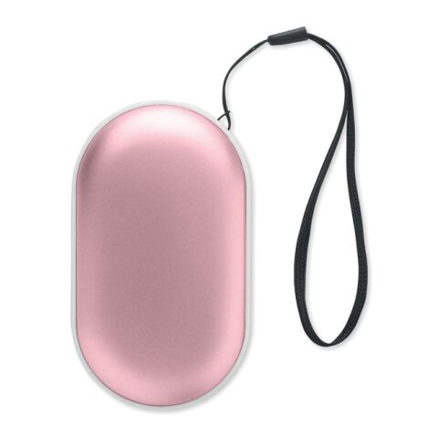 Chauffe-main électrique en alu rose