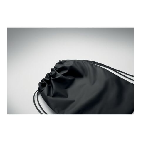 Sac cordon pour enfants RPET noir | sans marquage | non disponible | non disponible | non disponible