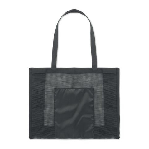 Sac shopping en maille RPET noir | sans marquage | non disponible | non disponible | non disponible