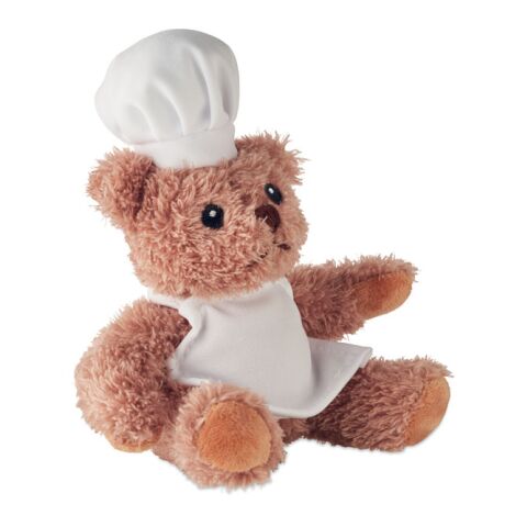 Ours en peluche chef cuisinier blanc | sans marquage | non disponible | non disponible | non disponible
