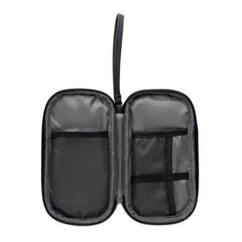 Trousse organisateur RPET 600D noir | sans marquage | non disponible | non disponible | non disponible