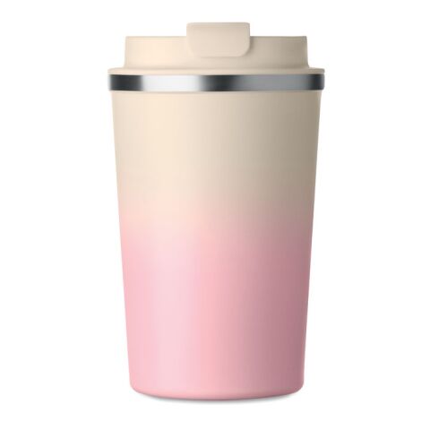 Gobelet double paroi 350 ml rose | sans marquage | non disponible | non disponible | non disponible