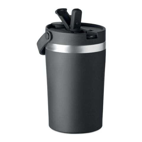 Gobelet double paroi 350 ml noir | sans marquage | non disponible | non disponible