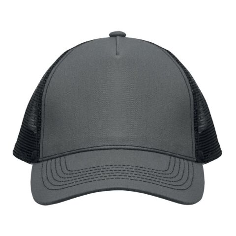 Casquette trucker à 5 panneaux gris foncé