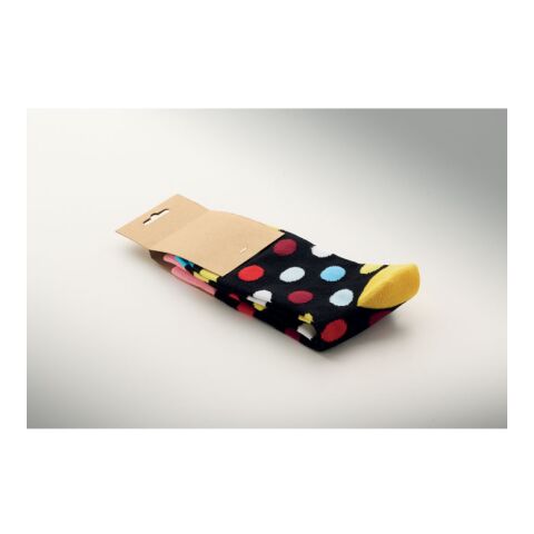 Chaussettes motifs amusants L noir