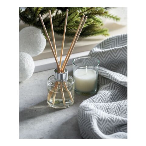 Set bougies et diffuseur blanc