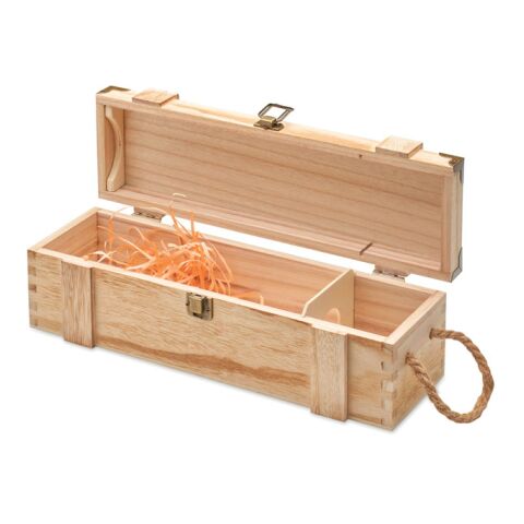 Coffret à vin en paulownia bois