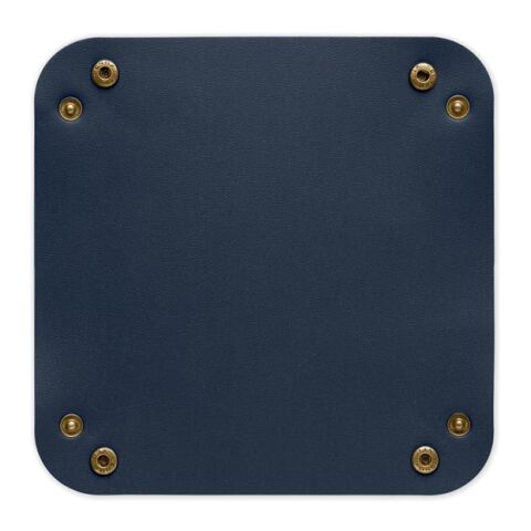 Vide-poches pliable en PU Marine foncé