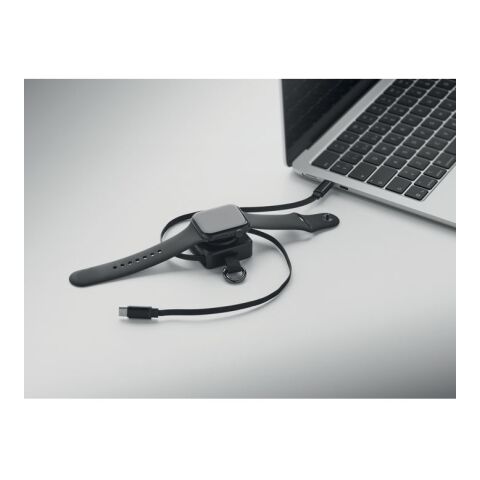 Câble USB-C rétractable noir