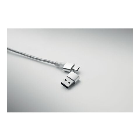 Porte-clés 3-en-1 argent