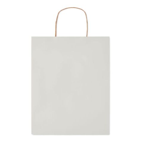 Sac en papier moyen format blanc | sans marquage | non disponible | non disponible | non disponible
