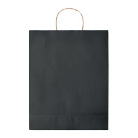 Sac en papier grand format noir | sans marquage | non disponible | non disponible | non disponible