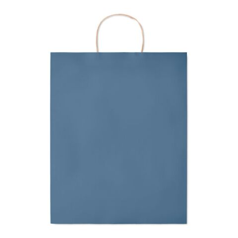 Sac en papier grand format bleu | sans marquage | non disponible | non disponible | non disponible