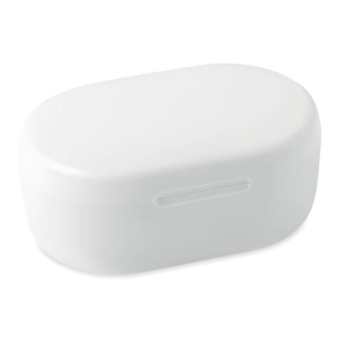 Écouteurs TWS en ABS recyclé blanc | sans marquage | non disponible | non disponible | non disponible