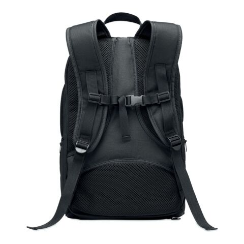 Sac à dos de sport RPET 600D noir | sans marquage | non disponible | non disponible | non disponible