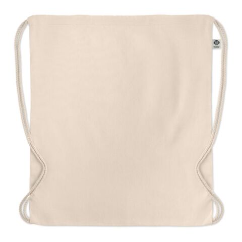 Sac à cordon en coton organique beige | sans marquage | non disponible | non disponible | non disponible