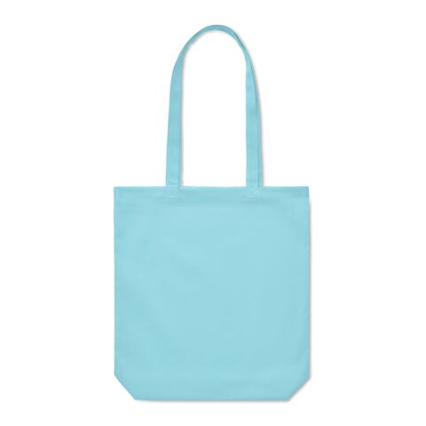 Sac shopping en toile 270 gr/m² bleu ciel | sans marquage | non disponible | non disponible | non disponible