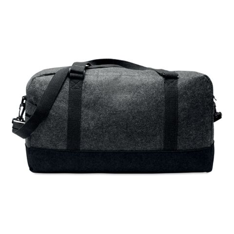 Sac de week-end en feutre RPET gris foncé | sans marquage | non disponible | non disponible | non disponible