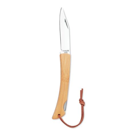Couteau pliable en bambou bois | sans marquage | non disponible | non disponible | non disponible