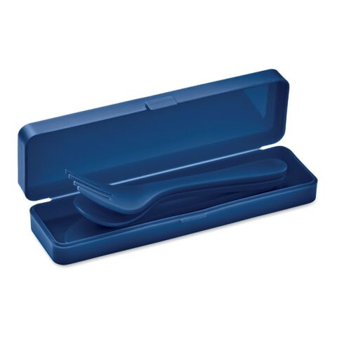 Set de couverts en PP bleu | sans marquage | non disponible | non disponible | non disponible