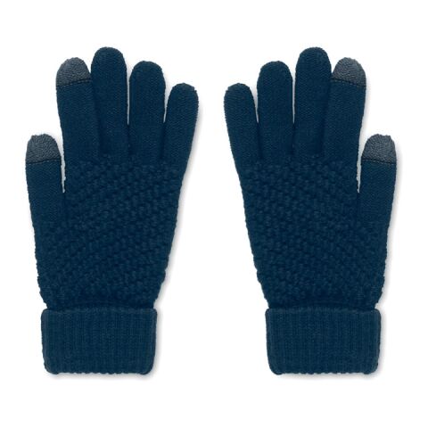 Gants tactiles en RPET Marine foncé | sans marquage | non disponible | non disponible | non disponible