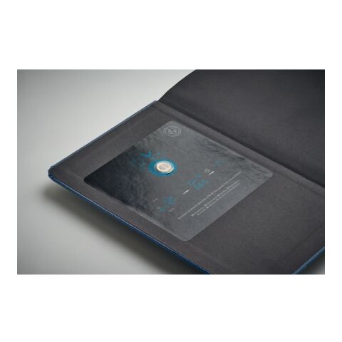 Carnet A5 en papier recyclé bleu | sans marquage | non disponible | non disponible | non disponible