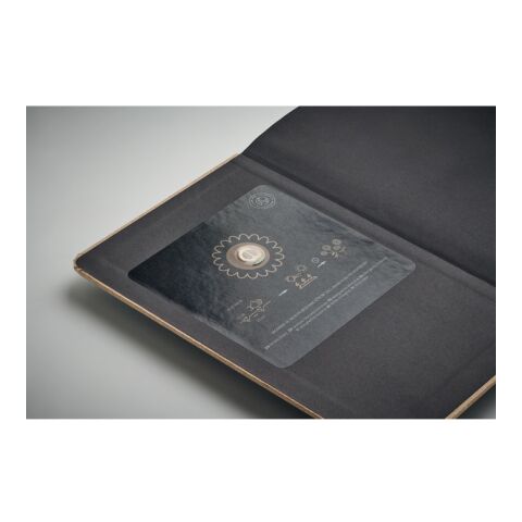 Carnet A5 en papier recyclé beige | sans marquage | non disponible | non disponible | non disponible