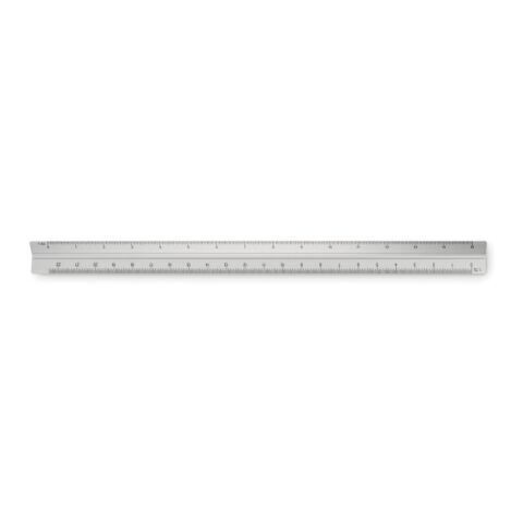 30cm Ruler in aluminium argent mate | sans marquage | non disponible | non disponible