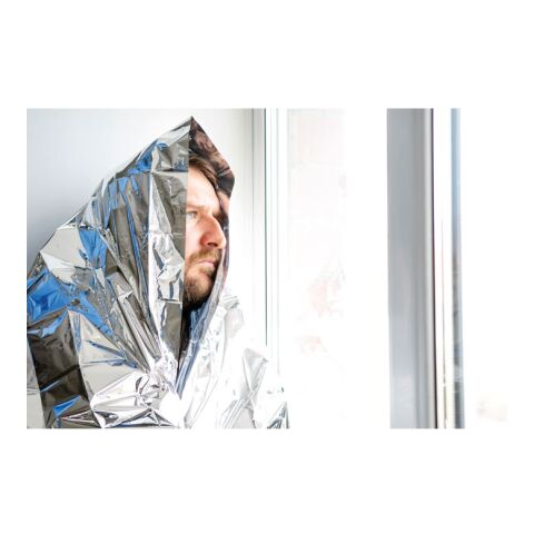 Emergency blanket in a pouch noir | sans marquage | non disponible | non disponible | non disponible